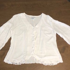 Vintage white blouse